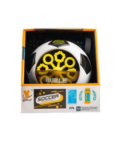 Burbujero Plástico Figura Bola Futbol Automático 11.5cm +4a