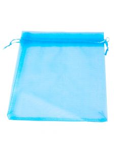 Bolsa Organza 18x23cm 5und Celeste