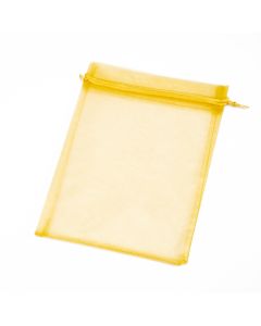 Bolsa Organza 18x23cm 5und Dorado