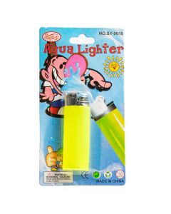 Encendedor Plástico Aqua Lighter Liso Surtido