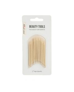 Palito Madera Para Manicure 10und Beige