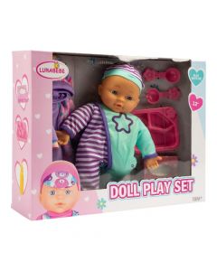 Muñeca Bebé Con Accesorios