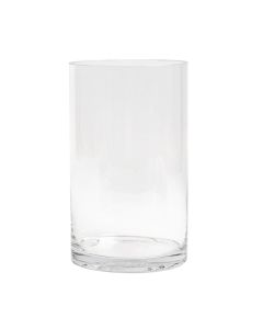 Cilindro Vidrio Liso 12x20cm Transparente