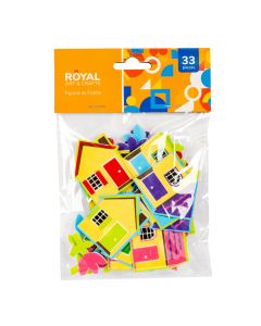Figura Foamy Adhesiva Casa 33pzas Surtido