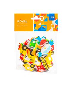 Figura Foam Vehiculos Y Senal Tránsito 36pzas