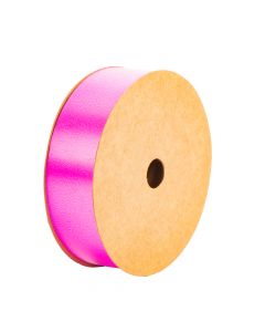 Cinta Plástica Lisa 30mm 50yd Fucsia