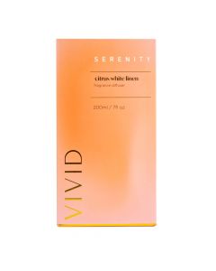 Difusor Vidrio Cítrico Lino Blanco 200ml Rosado