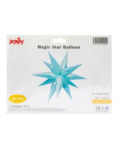 Globos Estrella Tornasol Turquesa