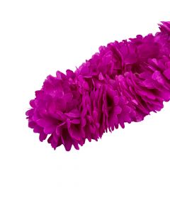 Collar Flores Para Fiesta Morado
