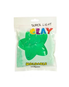 Foamy Moldeable Super Light Clay Liso 50g Verde