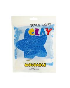 Foamy Moldeable Con Textura Super Light Clay 50g Azul