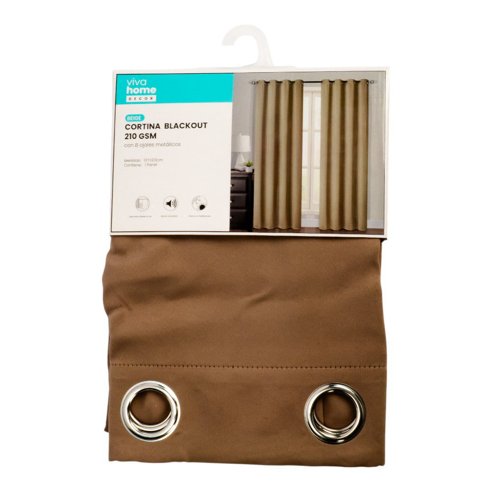Cortina Blackout Beige