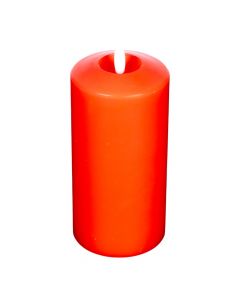 Vela Decorativa Plástica Roja