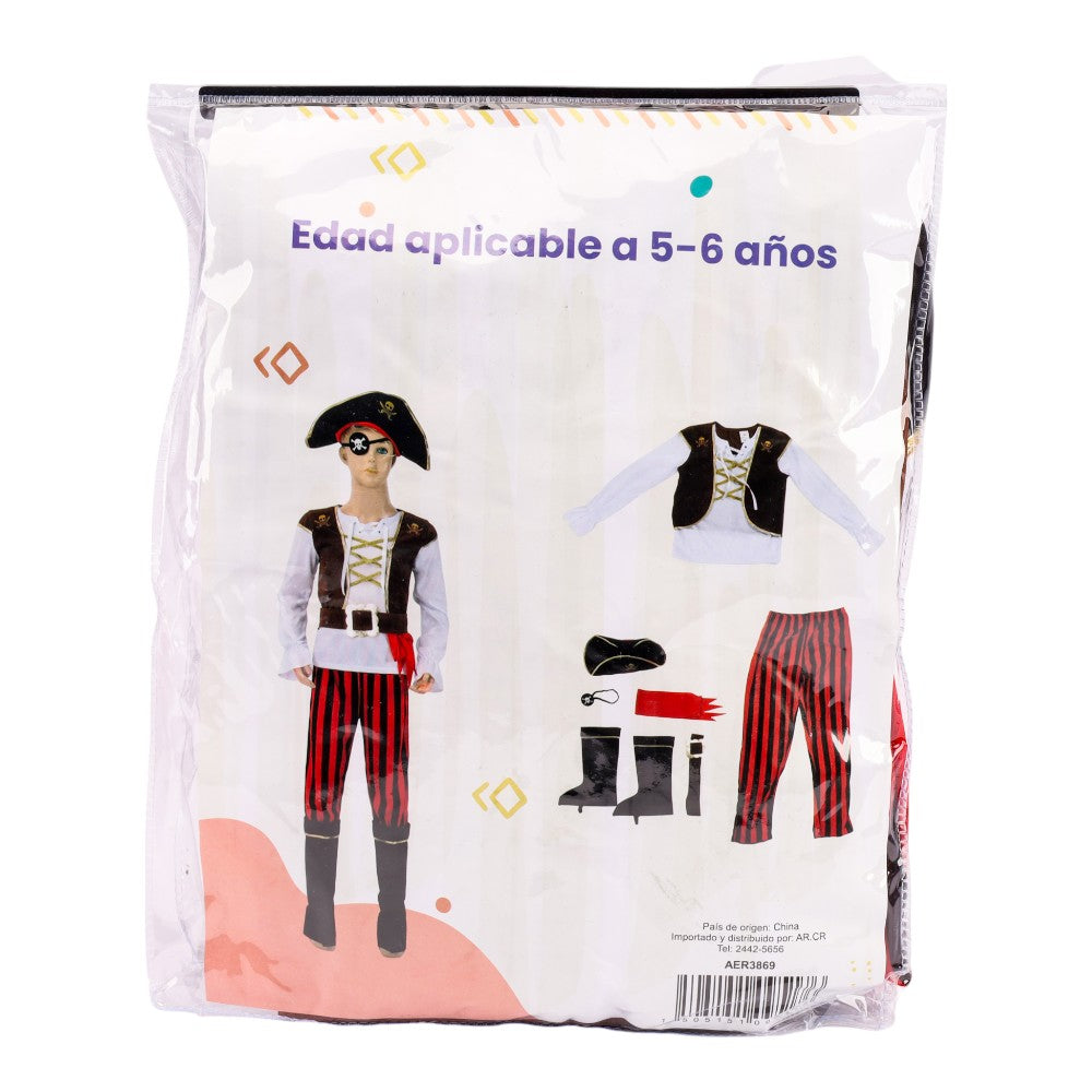 Disfraz Infantil Pirata 5-6a