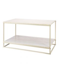 Mesa Metal Y Madera Rectangular