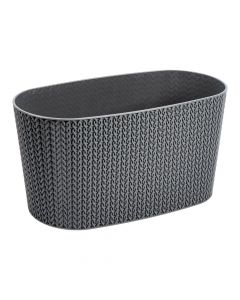 Maceta Plástica Gris 4.7l