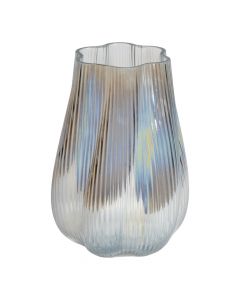 Jarrón Vidrio Transparente 26cm