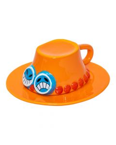 Jarra Cerámica Sombrero Naranja