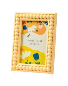 Portarretrato Madera Beige Relieve