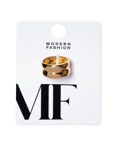 Anillo Metálico Dorado Elegante