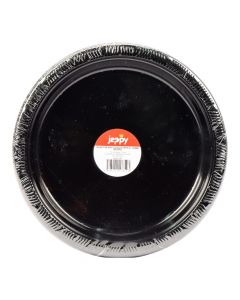 Plato Liso Negro 9 Pulgadas
