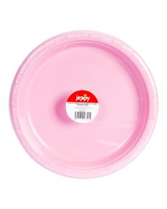 Plato Plástico Rosado Bebé