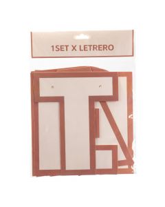 Letrero Team Bride