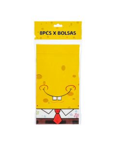Bolsa Bob Esponja Con Stickers