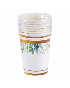 Vasos Hojas Multicolor