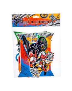 Letrero Motocross