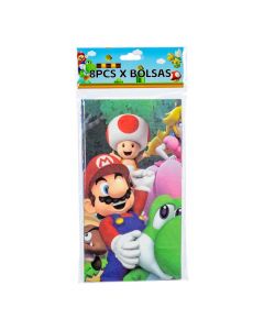 Bolsas Mario Bros Con Stickers