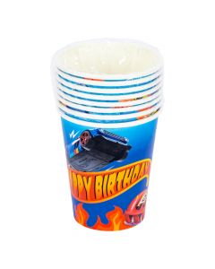 Vasos Hot Wheels 8und