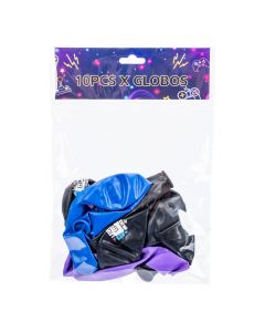 Globo Látex Estampado Happy Birthday 10und Surtido