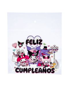 Topper Cartón Diseño Kuromi Melody