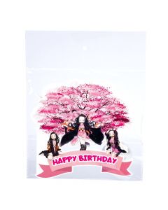 Topper Nezuko Kamado Cumpleaños