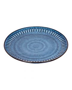 Plato Cerámica Estampado 22.5cm