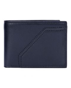 Billetera Para Hombre Costura Negro