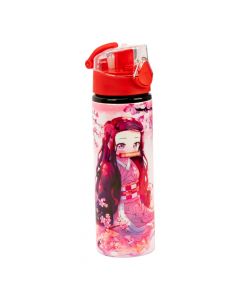 Botella Aluminio Nezuko Rosa