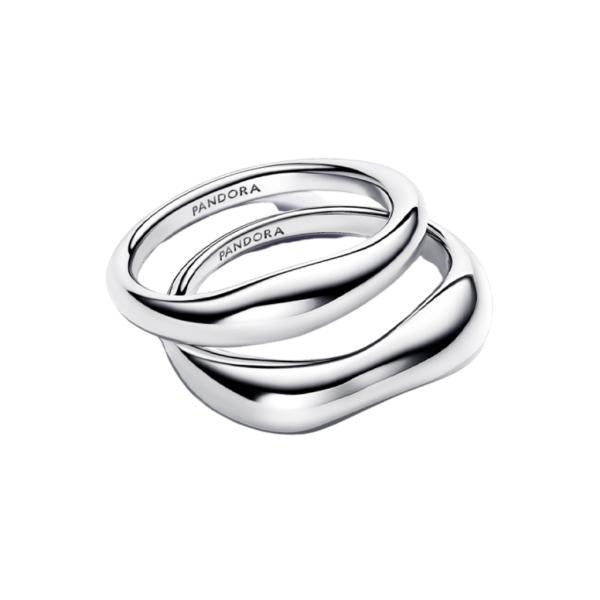 Anillo Combinable Forma Organica Pandora