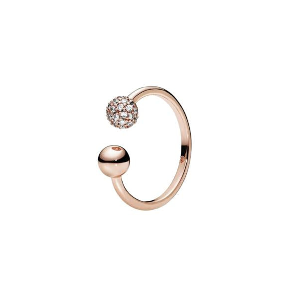Anillo Con Perlitas Pandora