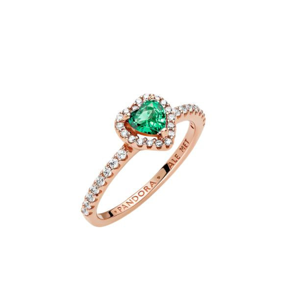 Anillo Corazon Verde Pandora