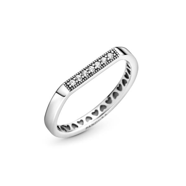 Anillo Resplandeciente Barra Pandora