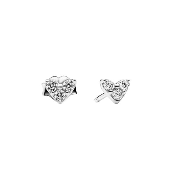 Aretes Corazon Triple Gema Pandora