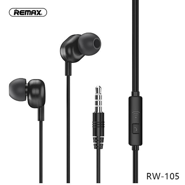 Audifonos Manos Libres RW-105 Remax Negro