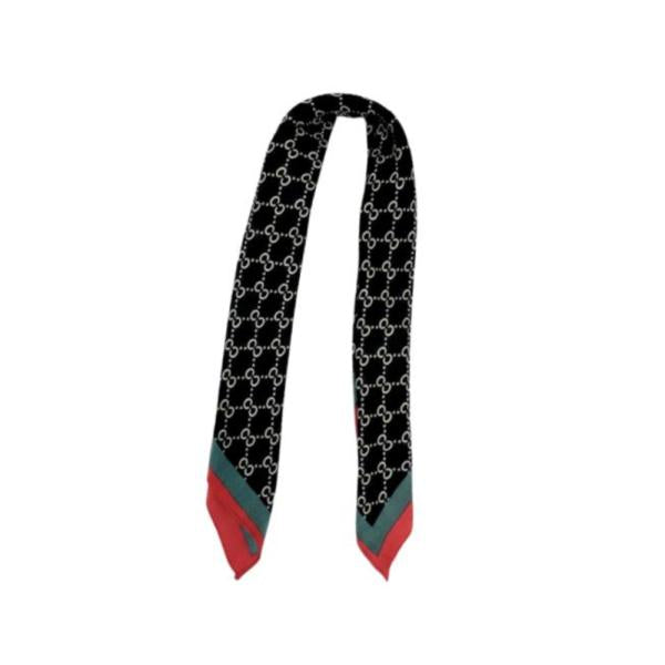 Bandana Con Estampado Gg Marca Gucci Negro