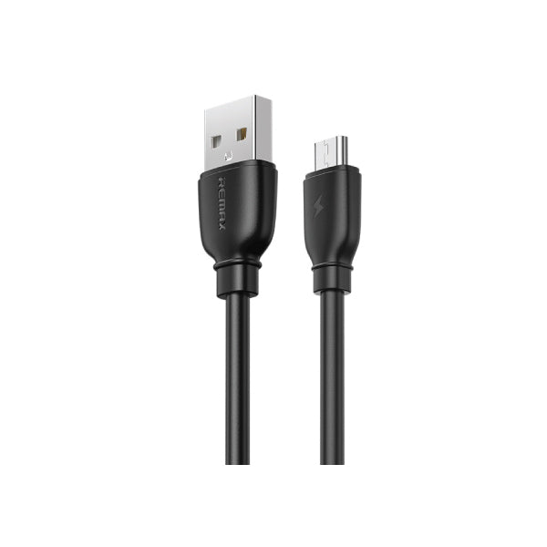 Cable Usb Micro B RC-138M Serie Suji Pro Remax Negro