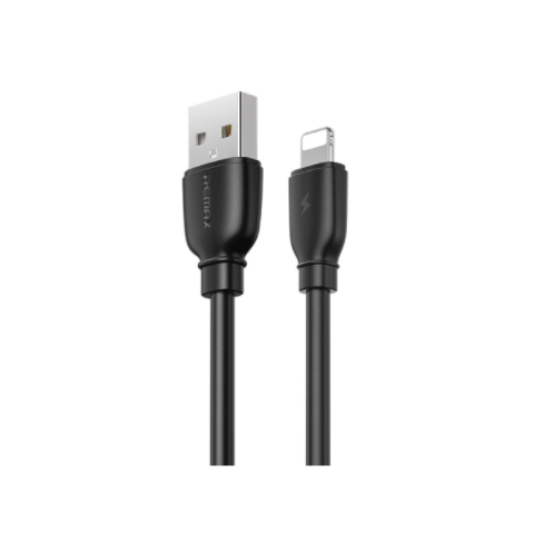 Cable Usb Lightning RC-138I Serie Suji Pro Remax Negro
