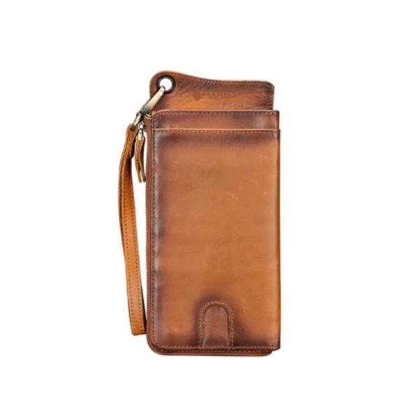 Billetera De Cuero Porta Todo Modelo 14077 Coteci Marron