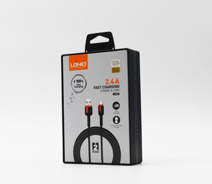 Cable Usb Micro B LS532 Ldnio Negro