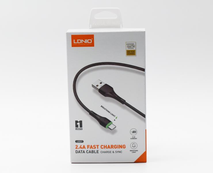 CABLE USB MICRO B LS522 LDNIO NEGRO